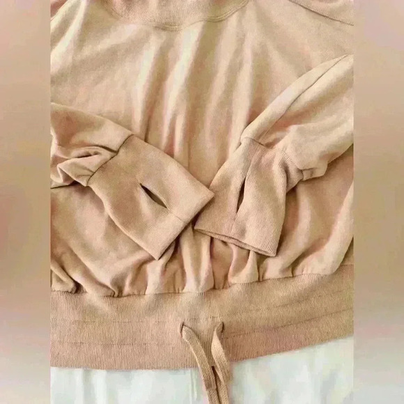 Sweaty Betty Melody Luxe Fleece Drawstring Pullover Size 14 - Picture 6 of 13